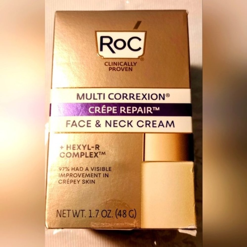 RoC Multi Correxion Crepe Repair Face and Neck Cream NIB